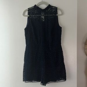 Parker patterned romper